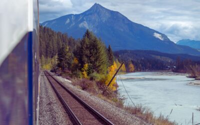 Where can you travel by train in Canada